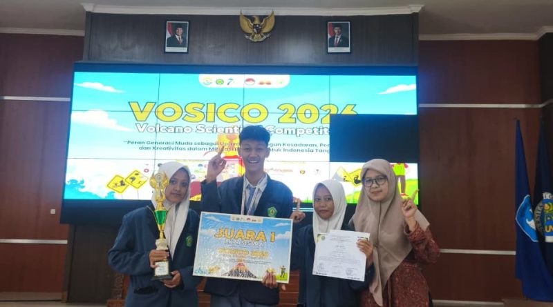 Siswa SMA NU Al Ma’ruf Kudus Raih Juara 1 VOSICO 2026 Universitas Negeri Malang