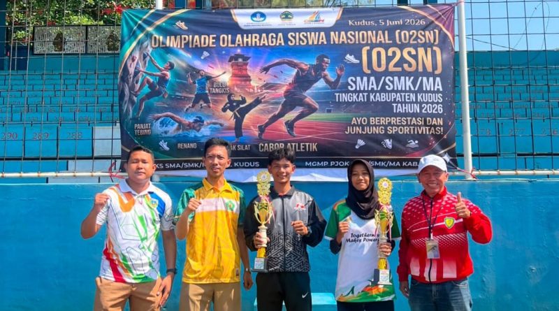 Borong Juara 1! Siswa-Siswi SMA NU Al Ma’ruf Kudus Raih Prestasi Gemilang di O2SN Tingkat Kabupaten Kudus 2026