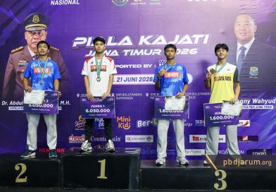 Sabet Tiga Podium Nasional, Atlet Bulu Tangkis SMA NU Al Ma’ruf Kudus Bersinar di Piala Kajati 2026