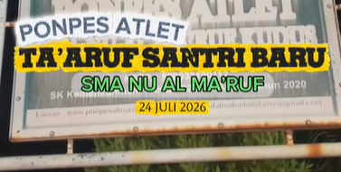 Sambut Santri Baru, Ponpes Atlet SMA NU Al Ma’ruf Kudus Gelar Ta’aruf Penuh Kekeluargaan