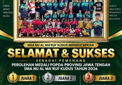 SMA NU Al Ma’ruf Kudus Gemilang di POPDA Jateng 2026, Sabet 10 Medali
