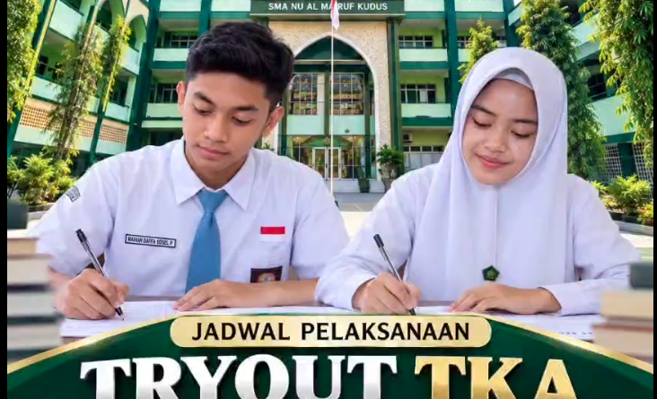 SMA NU Al Ma’ruf Kudus Gelar Try Out TKA Jawa Tengah 2026 untuk Kelas XII