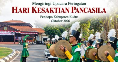Al Ma’ruf Marching Band Iringi Upacara Hari Kesaktian Pancasila di Pendopo Kabupaten Kudus, Tampilkan Performa Memukau