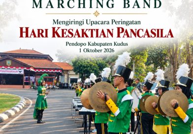 Al Ma’ruf Marching Band Iringi Upacara Hari Kesaktian Pancasila di Pendopo Kabupaten Kudus, Tampilkan Performa Memukau